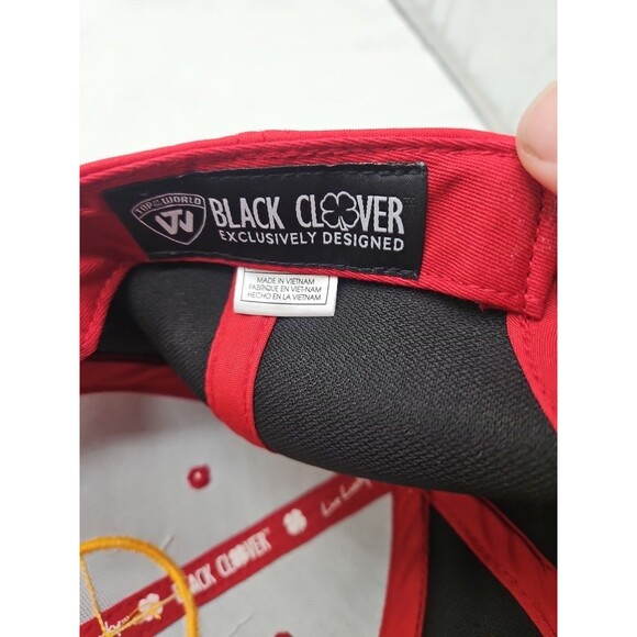 Red Iowa State Cyclone Live Lucky Black Clover Cap Brand Adjustable - Picture 7 of 8
